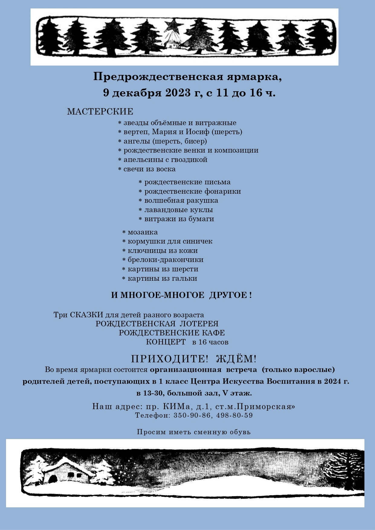 Предрождественская ярмарка, ЦИВ, Санкт-Петербург